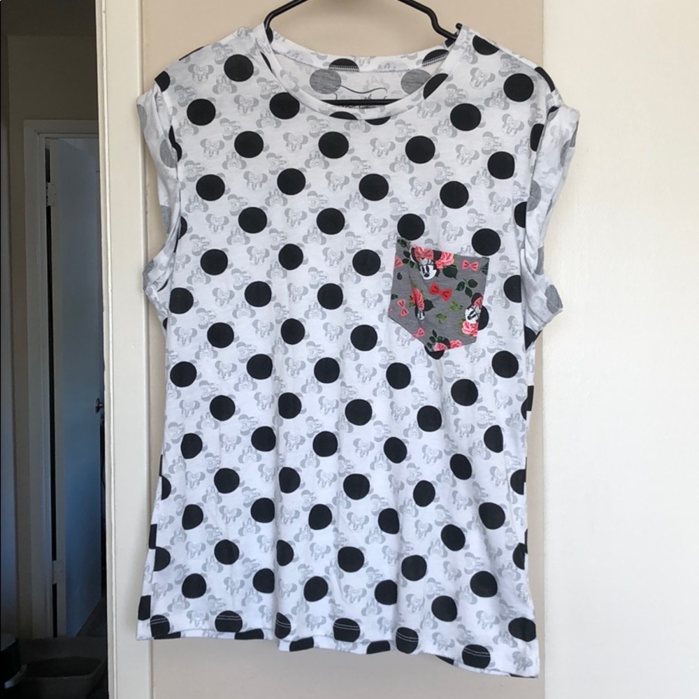Disney Parks Polka Dot Minnie Shirt